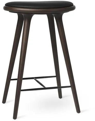 Mater High Stool Barstol Mörkbetsat Trä 69cm