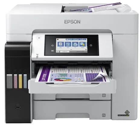 Epson EcoTank ET-5880 All in One Bläckskrivare Multifunktion med Fax - Färg - Bläck