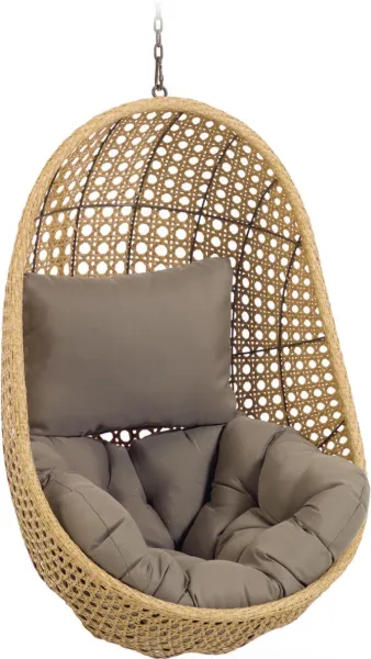 Cira, Utomhus hängstol, natur, H121x84x82 cm